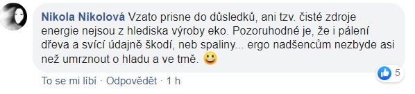 Nikola Nikolová komentující status ekonoma Pikory